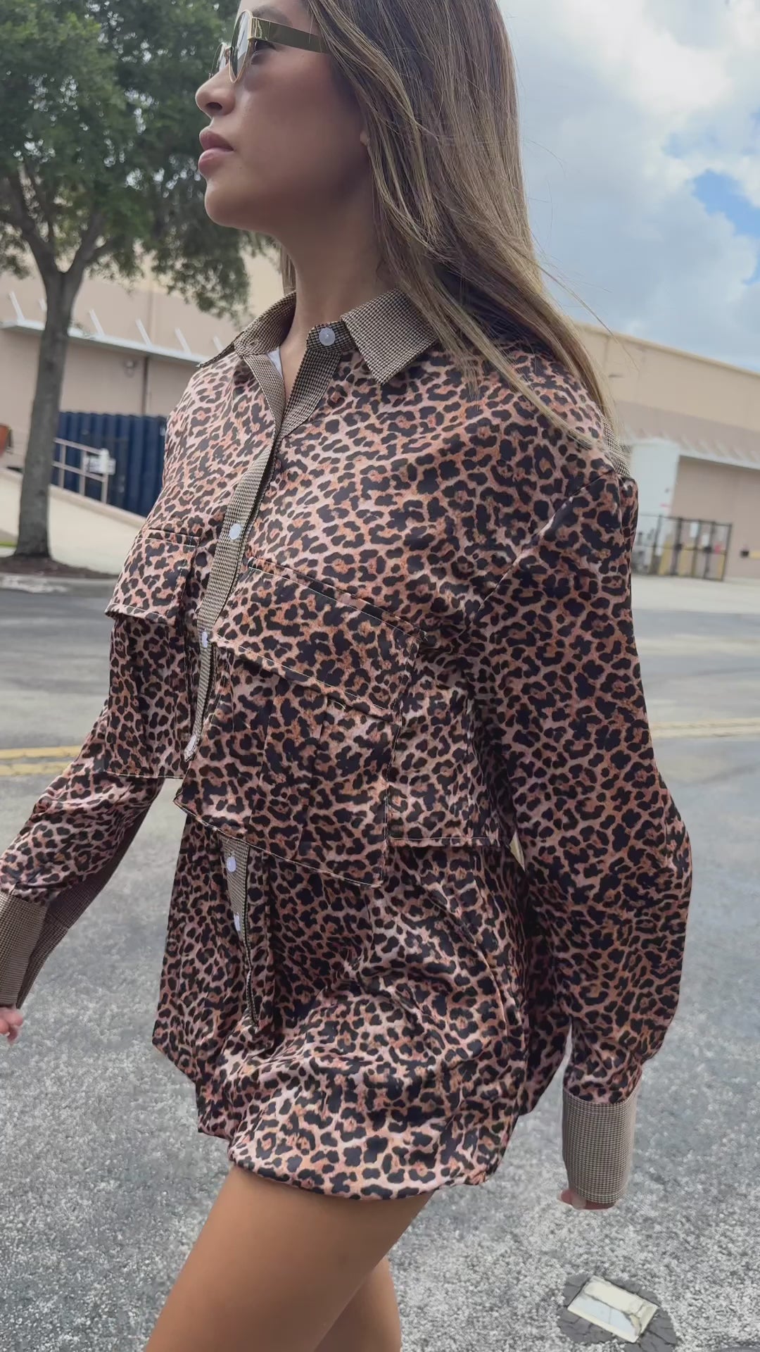 Ex-Boyfriend Leopard Cropped Top